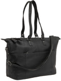 Fietstas New Looxs Verla 21 liter 34 x 18 x 44cm - gemaakt van luxe leer - zwart