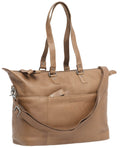 Fietstas New Looxs Verla 21 liter 34 x 18 x 44cm - gemaakt van luxe leer - cognac
