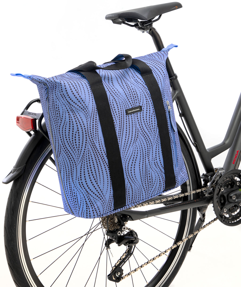 Fietsshopper New Looxs Kota Alma 24 liter - 45 x 18 x 36 cm - blauw
