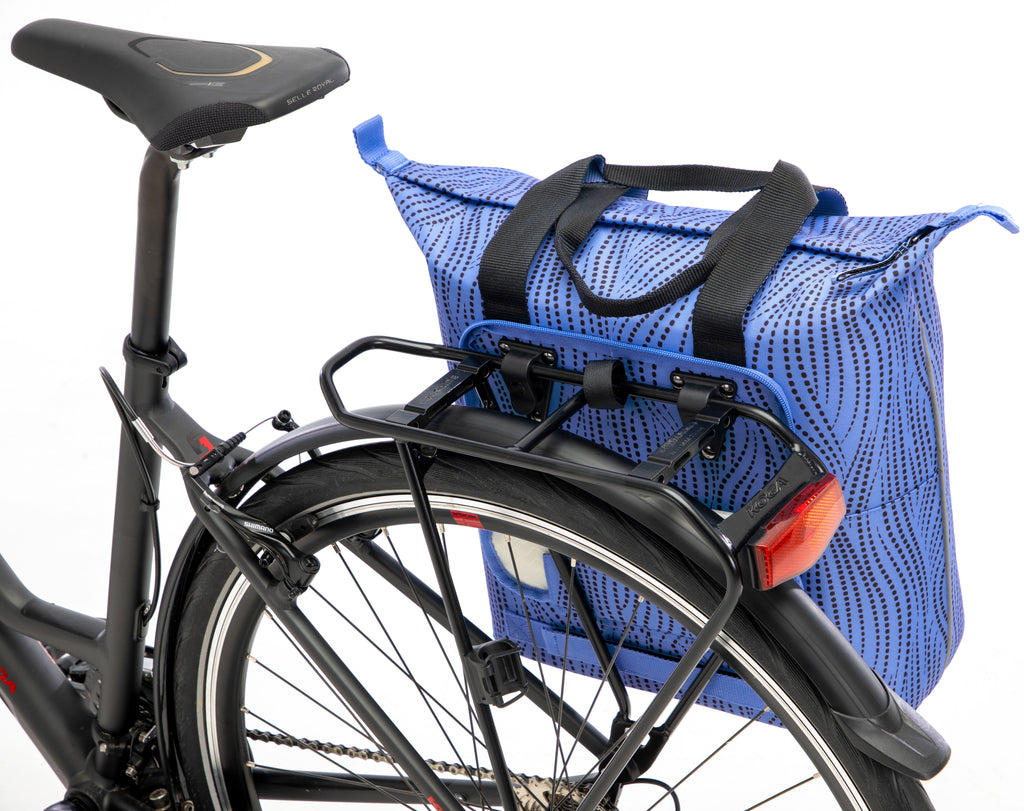 Fietsshopper New Looxs Kota Alma 24 liter - 45 x 18 x 36 cm - blauw
