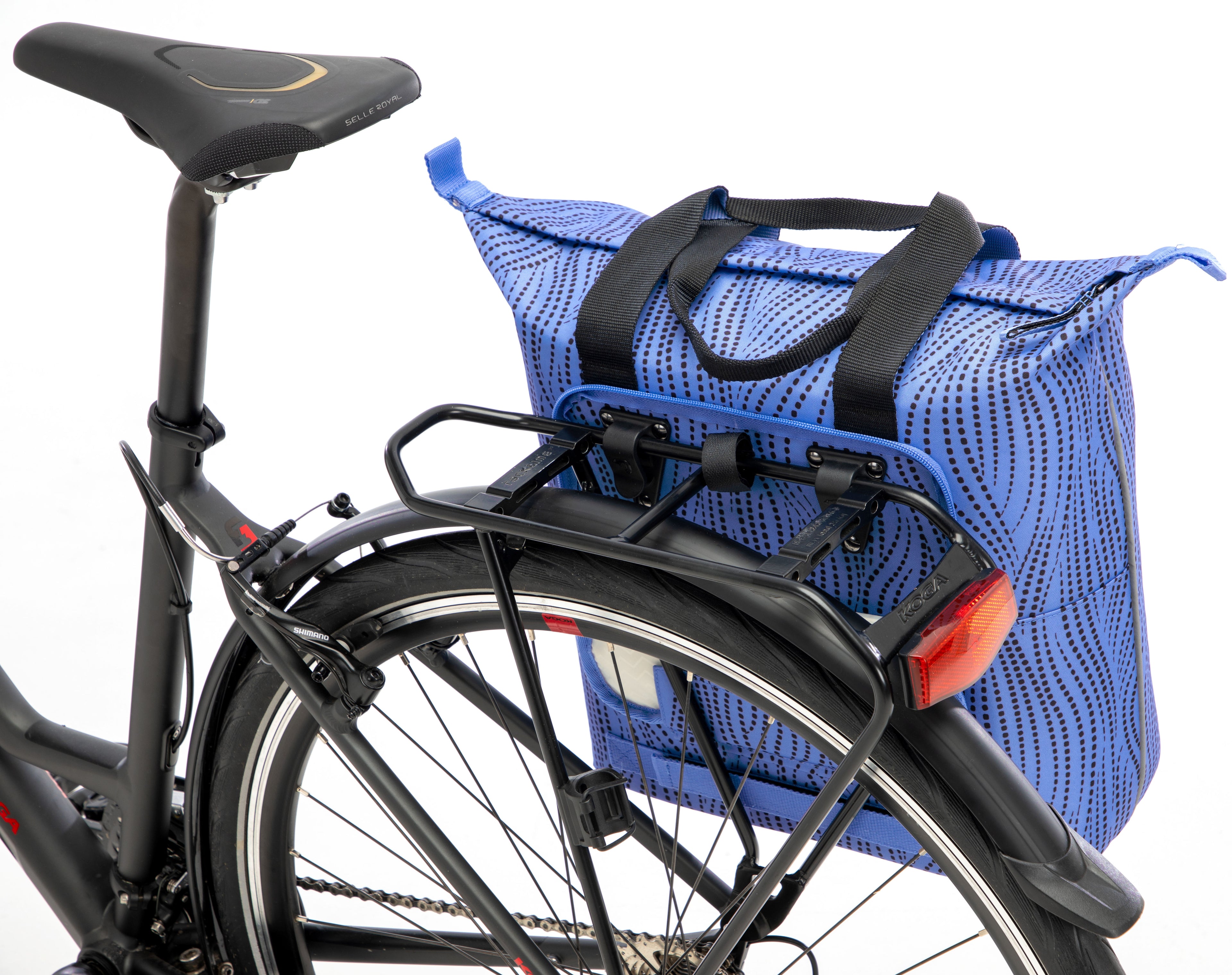 Fietsshopper New Looxs Kota Alma 24 liter - 45 x 18 x 36 cm - blauw