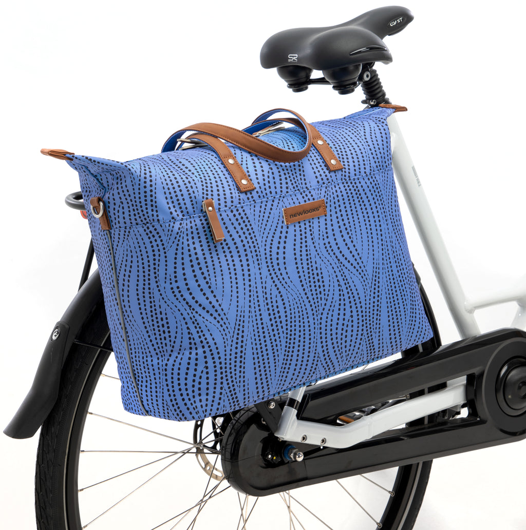 Fietsshopper New Looxs Tendo Alma 21 liter - 34 x 18 x 44 cm - blauw