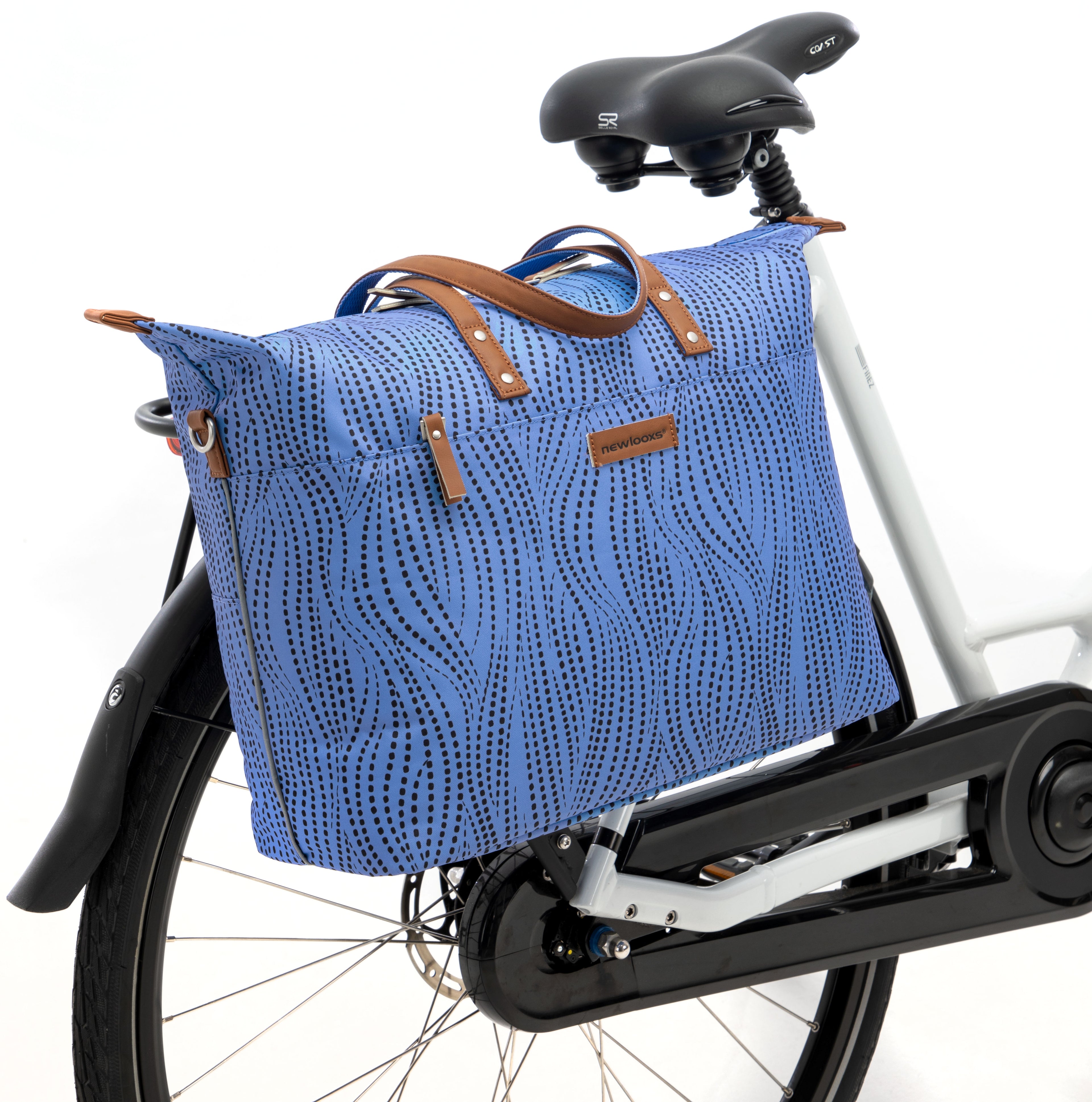 Fietsshopper New Looxs Tendo Alma 21 liter - 34 x 18 x 44 cm - blauw