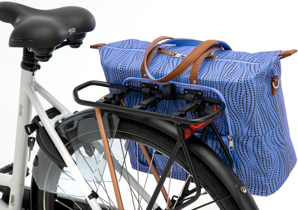 Fietsshopper New Looxs Tendo Alma 21 liter - 34 x 18 x 44 cm - blauw