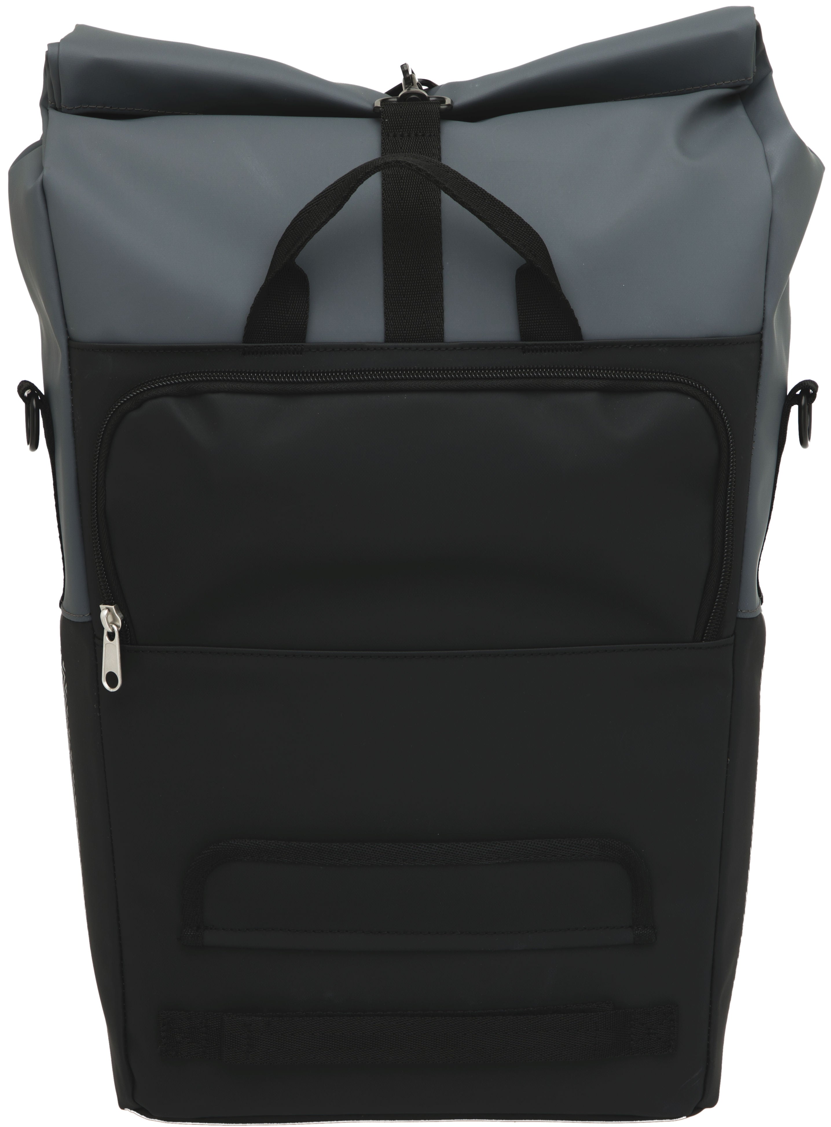 Fietsshopper New Looxs Nyborg 17 liter 30 x 17 x 37 cm - donkergrijs/zwart