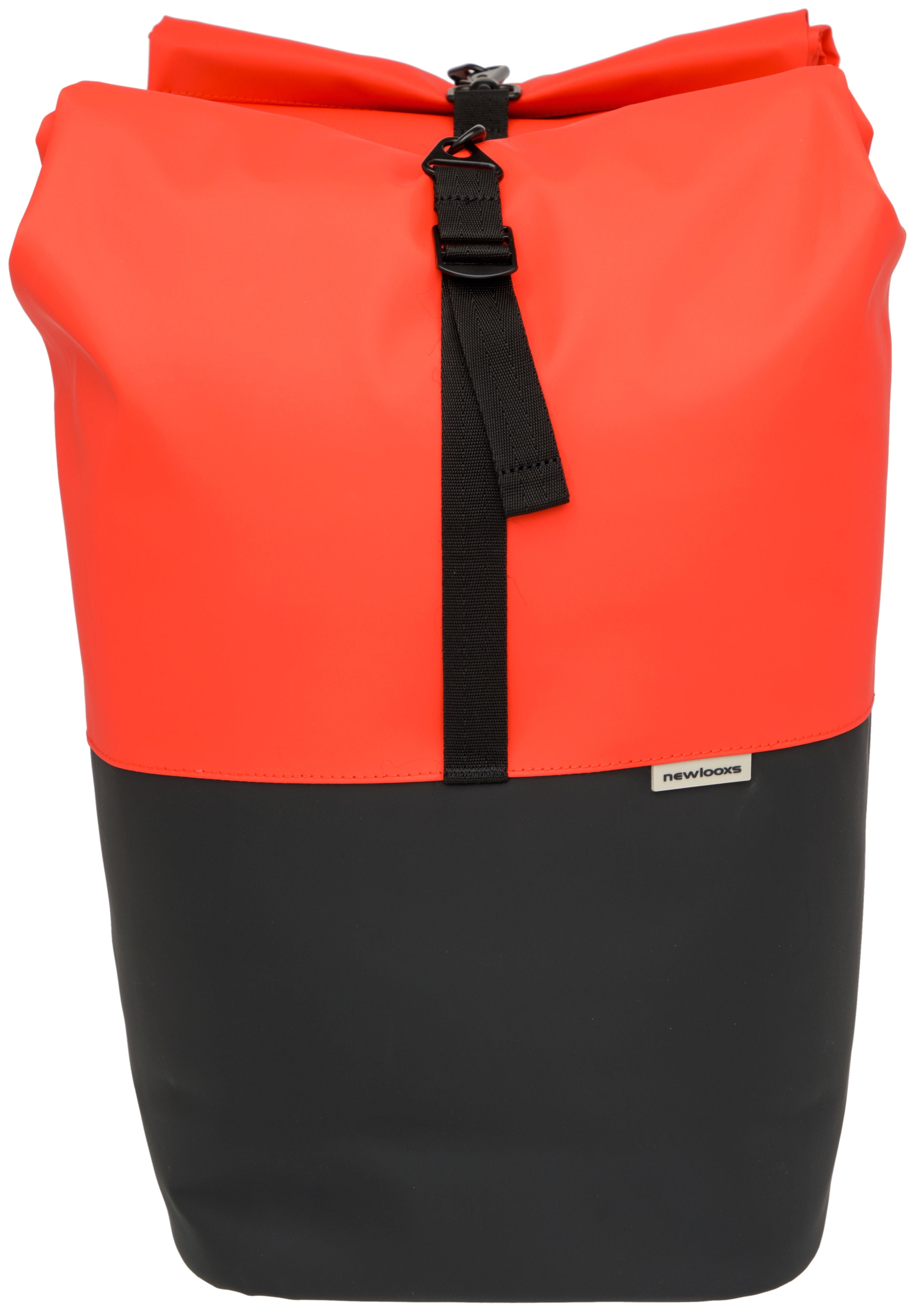 Dubbele fietstas New Looxs Nyborg 34 liter - 30 x 17 x 37cm (x2) - rood/zwart