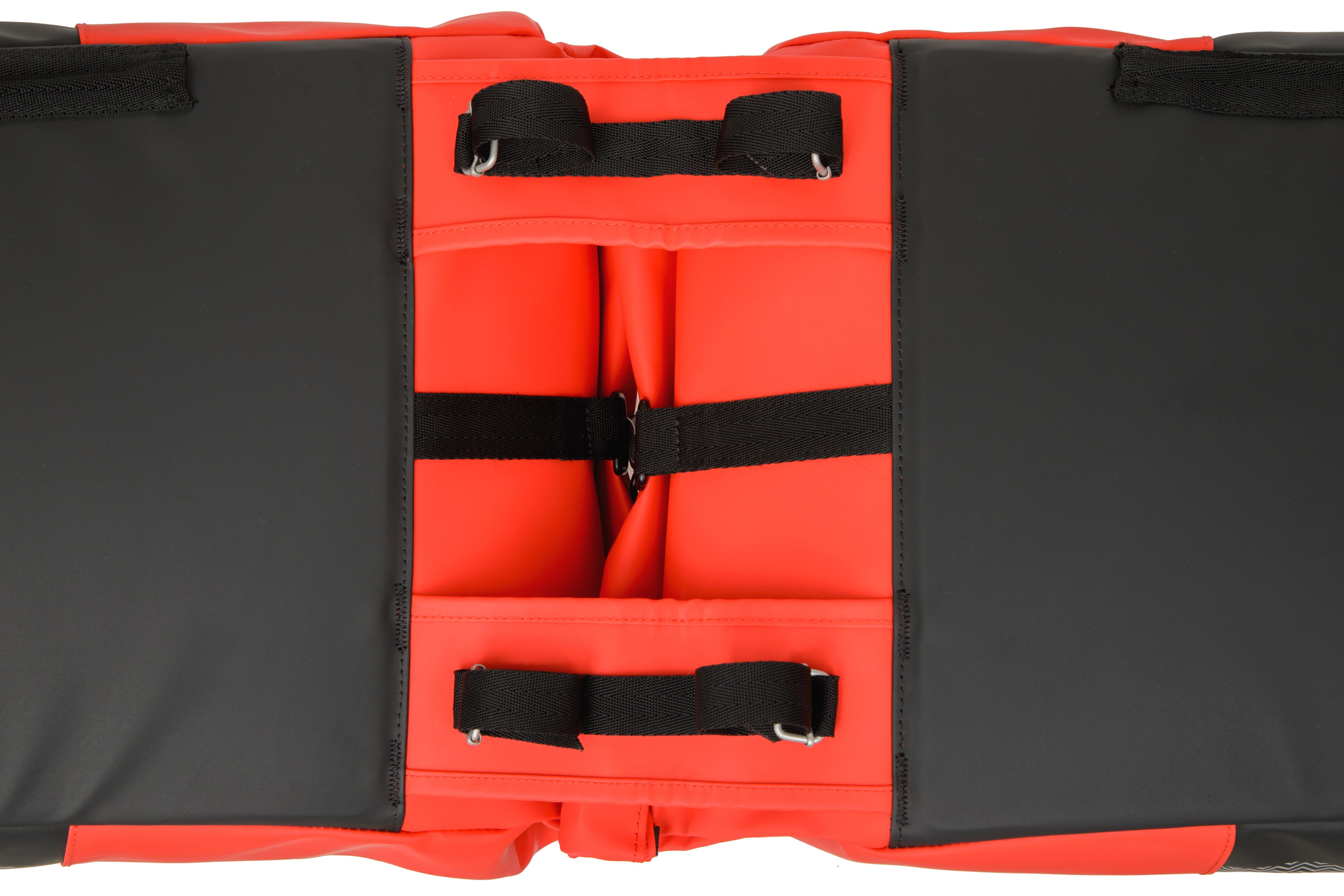 Dubbele fietstas New Looxs Nyborg 34 liter - 30 x 17 x 37cm (x2) - rood/zwart