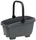 Gerecyclede  (honden)fietsmand New Looxs Clipper Racktime - 28 liter 49 x 37 x 29 cm - anthraciet