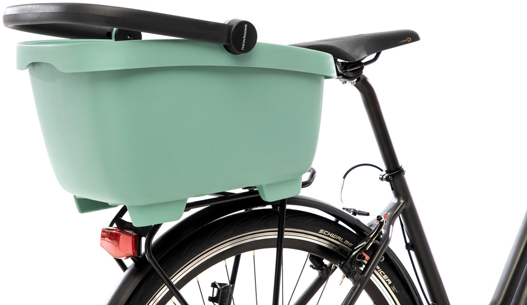 Gerecyclede (honden)fietsmand New Looxs Clipper Racktime 28 liter 49 x 37 x 29 cm - groen