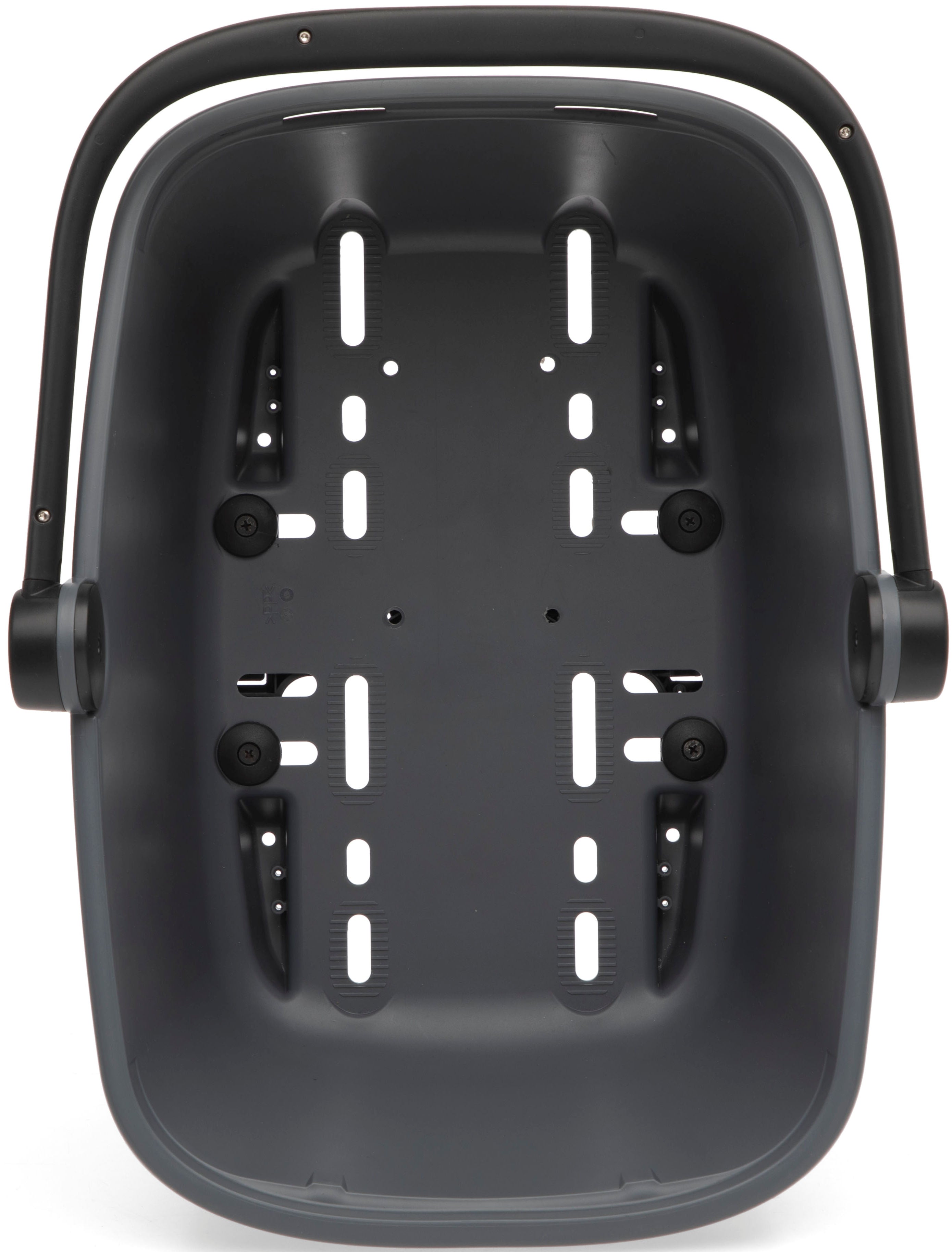 Gerecyclede (honden)fietsmand New Looxs Clipper Racktime 2.0 - anthraciet