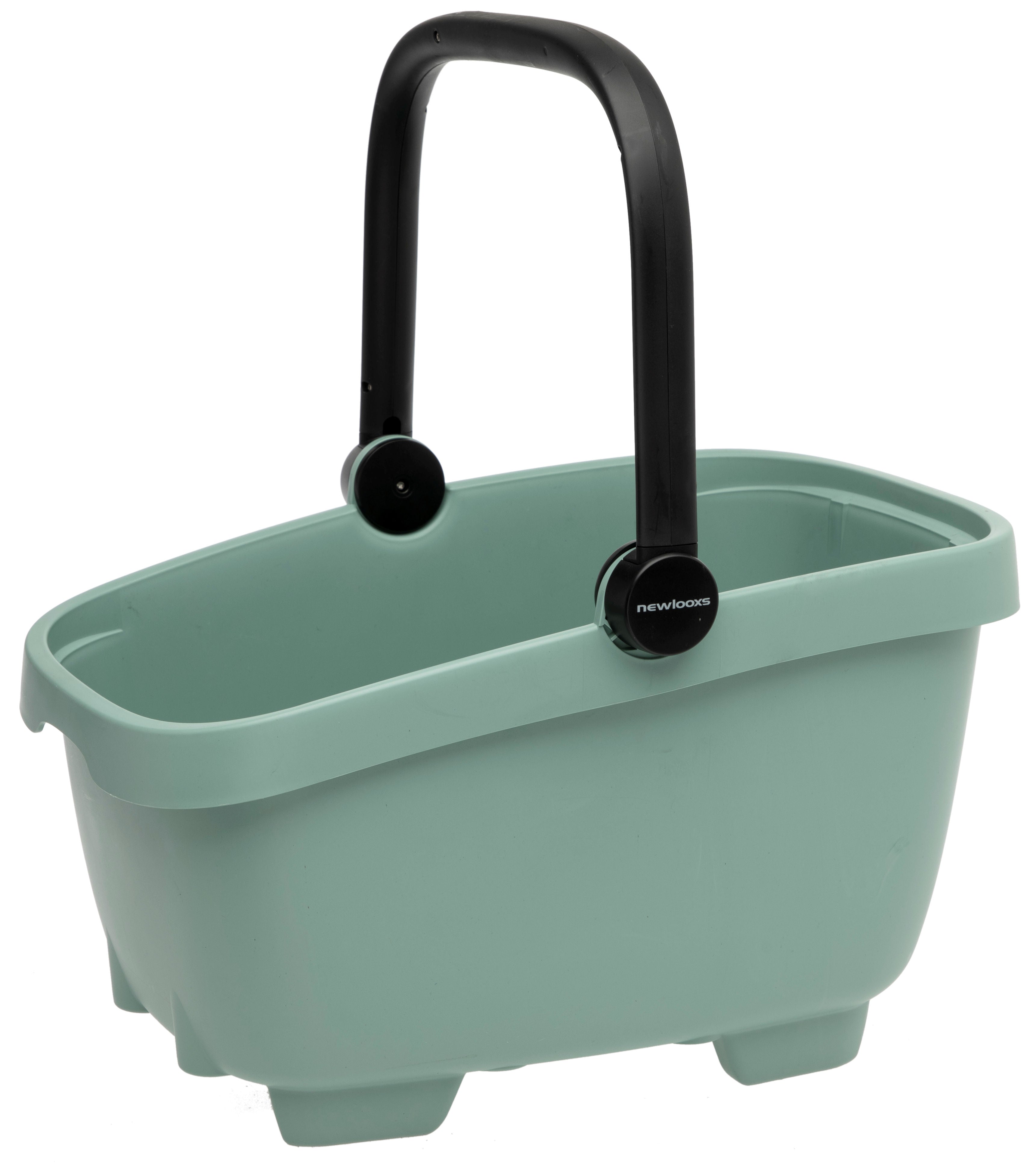 Gerecyclede (honden)fietsmand New Looxs Clipper 28 liter - 49 x 37 x 29 cm - groen