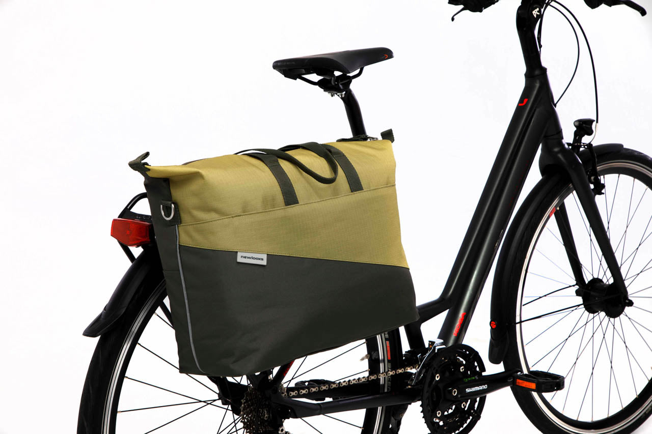 Laptoptas New Looxs Tendo 21 liter 34 x 18 x 44 cm - olijf/geel