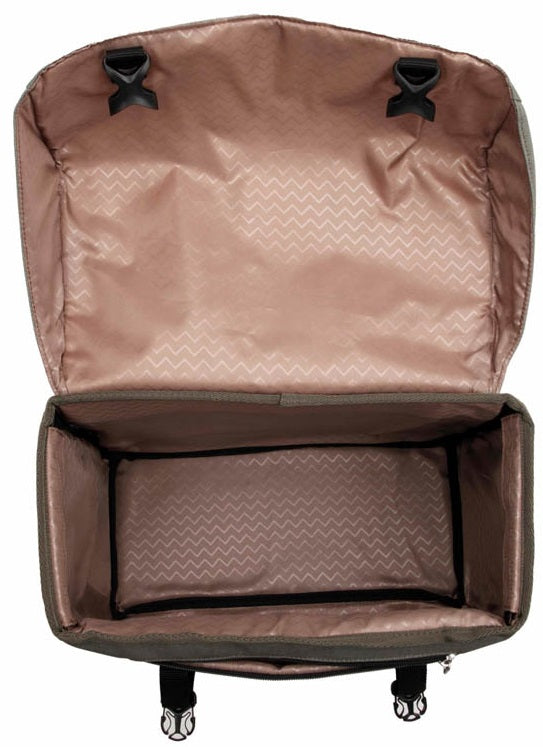 Dubbele fietstas New Looxs Joli 37 liter 38 x 18 x 29 cm (2x) - zwart/groen