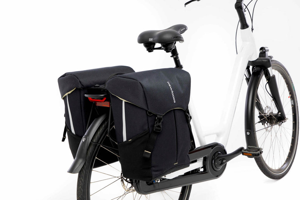 Dubbele fietstas New Looxs Sports MIK 40 liter 32 x 18 x 40 cm (2x) - zwart