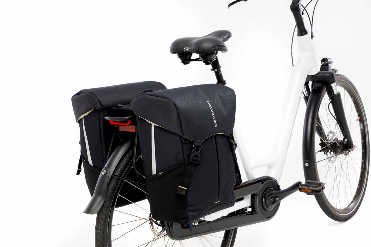 Dubbele fietstas New Looxs Sports MIK 40 liter 32 x 18 x 40 cm (2x) - zwart