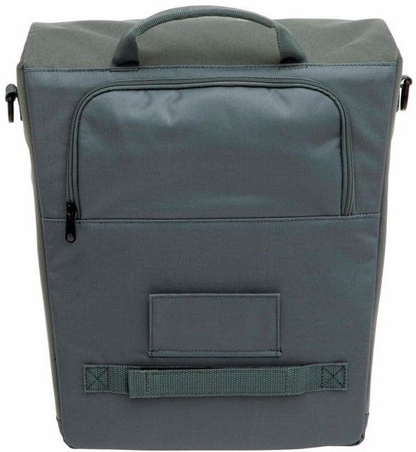 Enkele fietstas New Looxs Tulum 16 liter 35 x 17 x 37cm - groen/grijs