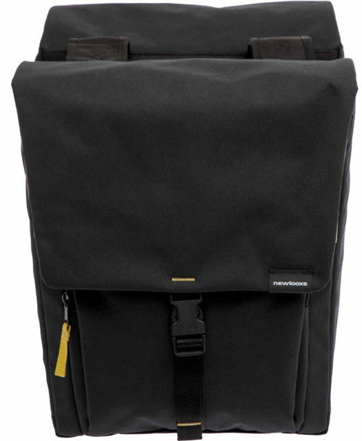Dubbele fietstas New Looxs Tulum 32 liter 35 x 17 x 37 cm (2x) - zwart