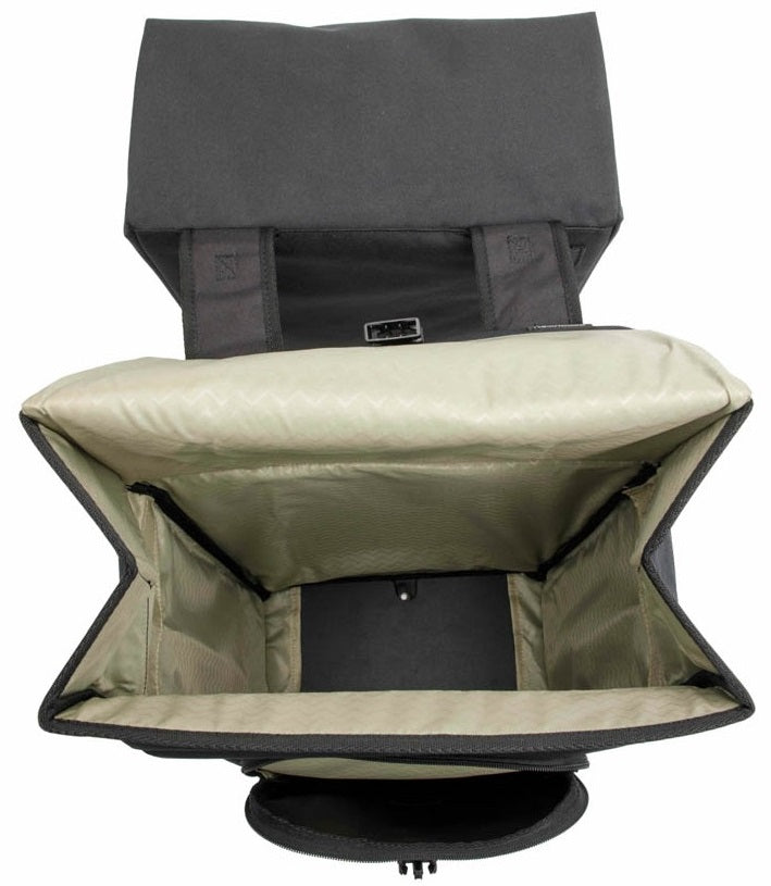 Dubbele fietstas New Looxs Tulum MIK 32 liter 35 x 17 x 37 cm - zwart