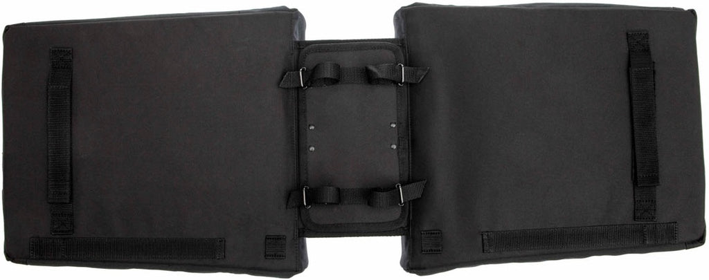 Dubbele fietstas New Looxs Tulum 32 liter 35 x 17 x 37 cm (2x) - zwart afneembaar