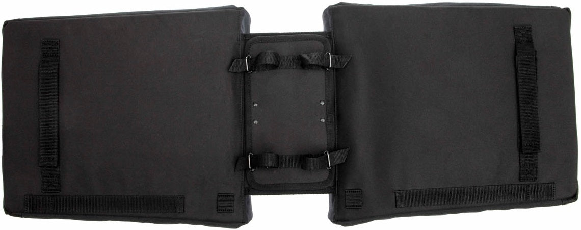 Dubbele fietstas New Looxs Tulum 32 liter 35 x 17 x 37 cm (2x) - zwart afneembaar