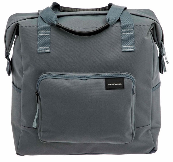 Fietsshopper New Looxs Tulum Camella 26 liter 36 x 22 x 36 cm - grijs/groen