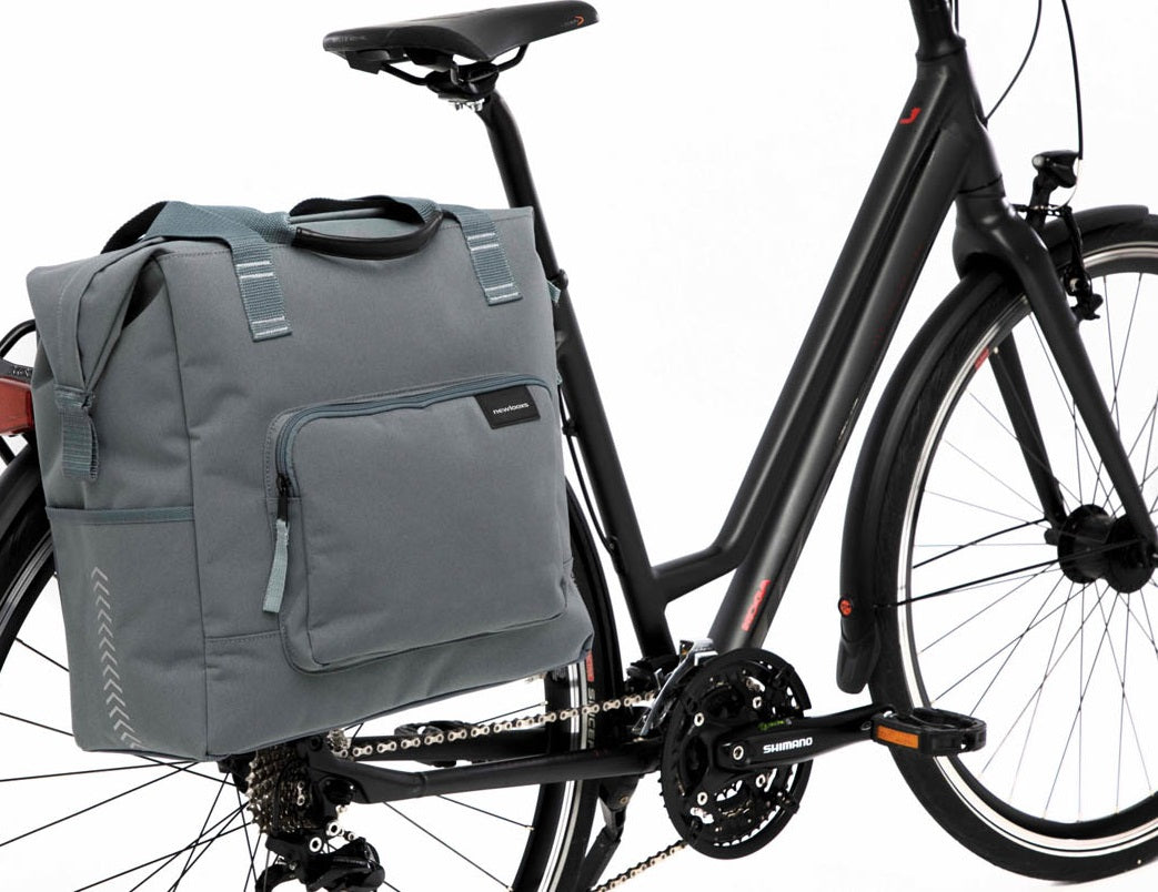 Fietsshopper New Looxs Tulum Camella 26 liter 36 x 22 x 36 cm - grijs/groen