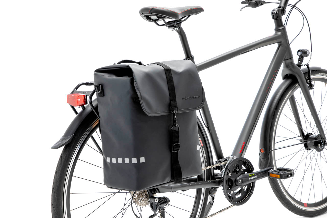 Enkele fietstas New Looxs Odense 17,5 liter 32 x 16 x 38 cm - donkerblauw