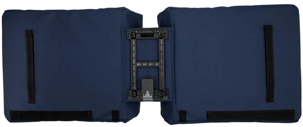 Dubbele fietstas New Looxs Odense MIK 39 liter 34 x 16 x 38 cm (2x) - donkerblauw