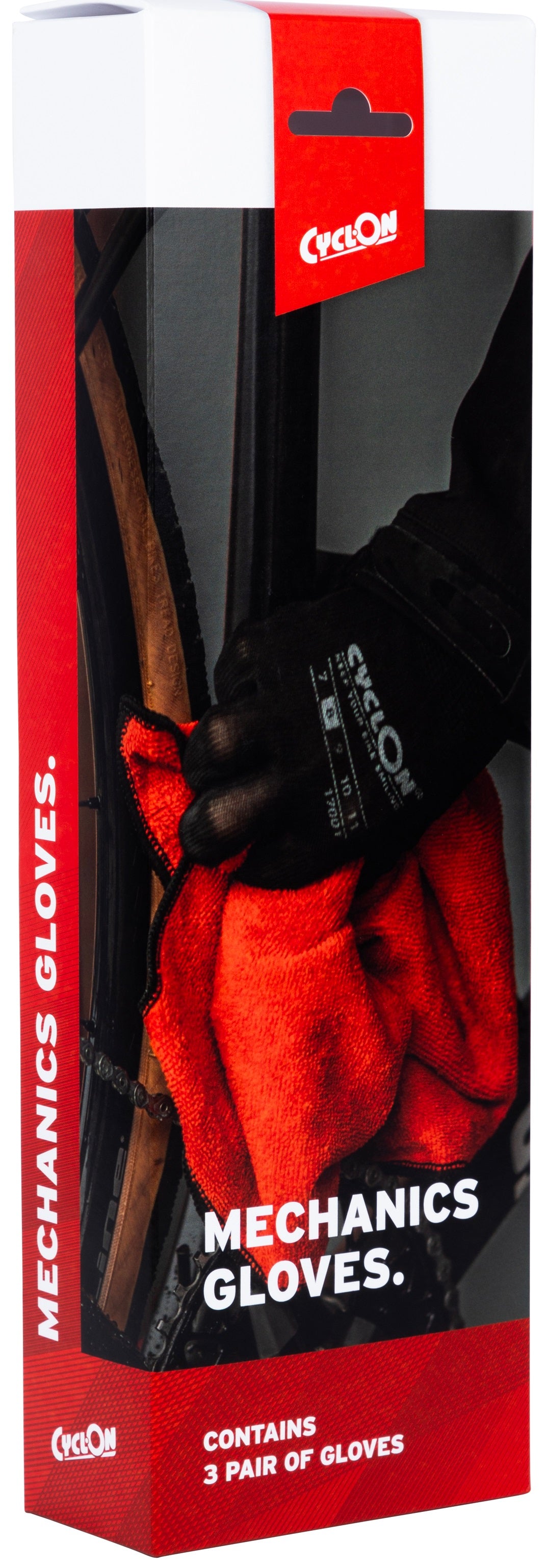 Montagehandschoenen CyclOn M8 - rood (3 paar)