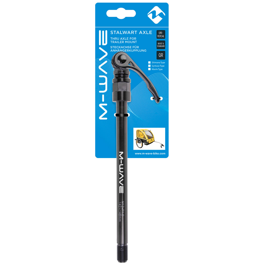 Steekas M-Wave Stalwart Axle Syntace met trailer mount