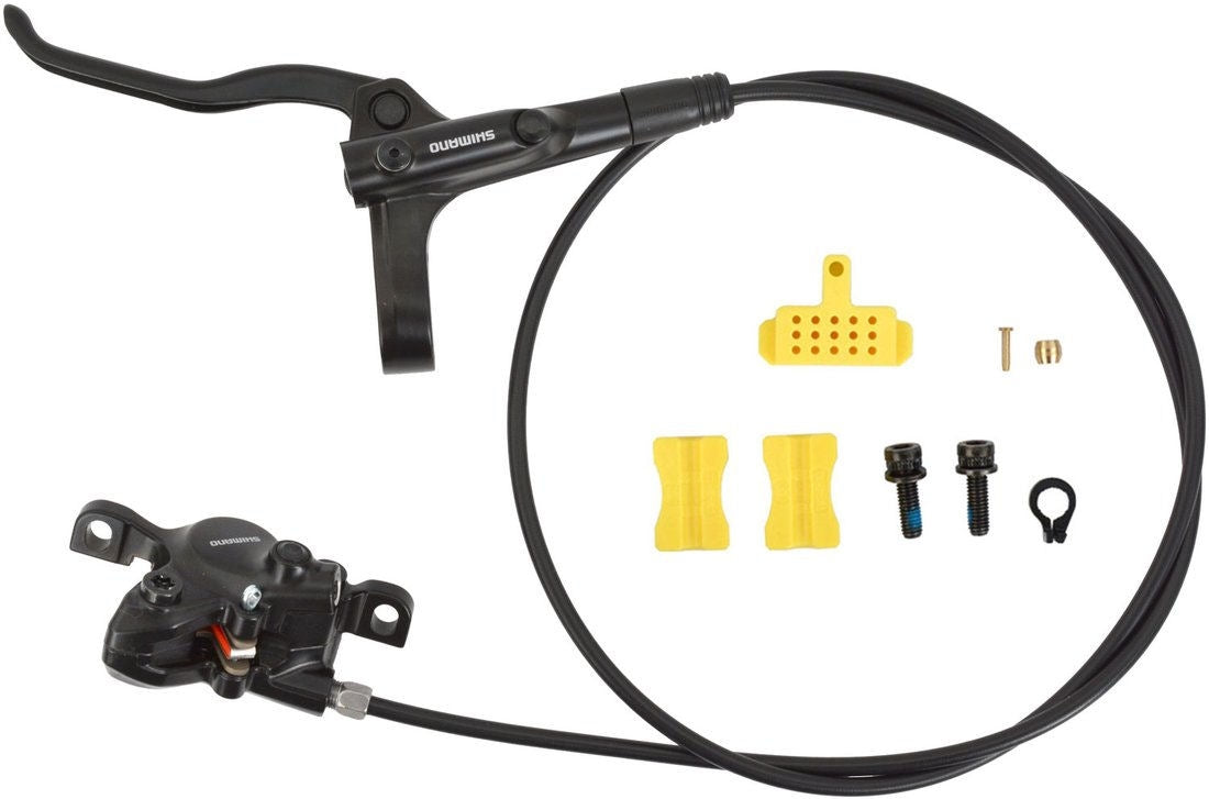 Hydraulische schijfremset Shimano MT200 voor - zonder remschijf - zwart