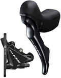 Schijfremset (voor) 2 speed Shimano 105 R7020 / R7070 Flat Mount - zwart