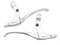 Remgreepset Saccon voor rollerbrake - 4 vingers - satin / zilver