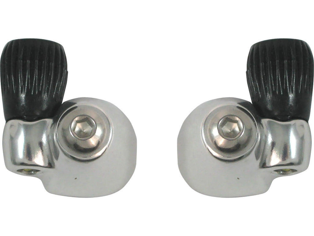 Down-tube kabelstopper Sunrace SP131 - links en rechts - zilver (1 set)