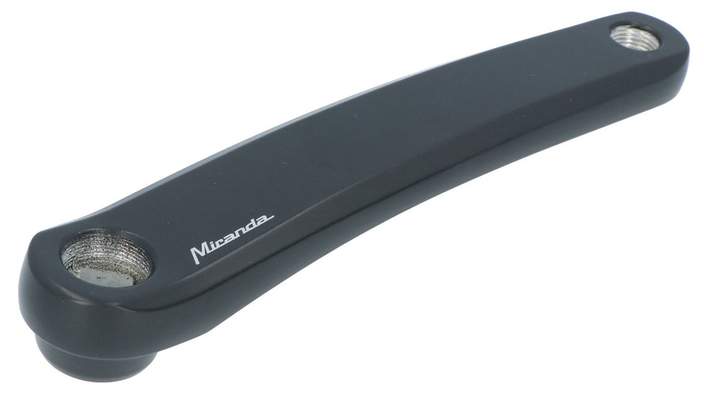 Crankstel 38T Miranda Delta 170mm crankarm - met disc 9.5cm - zwart