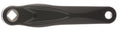 Crankarm links Miranda Alfa 1 170mm - zwart gecoat
