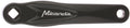Crankarm rechts Miranda Alfa 1 170mm - zwart gecoat