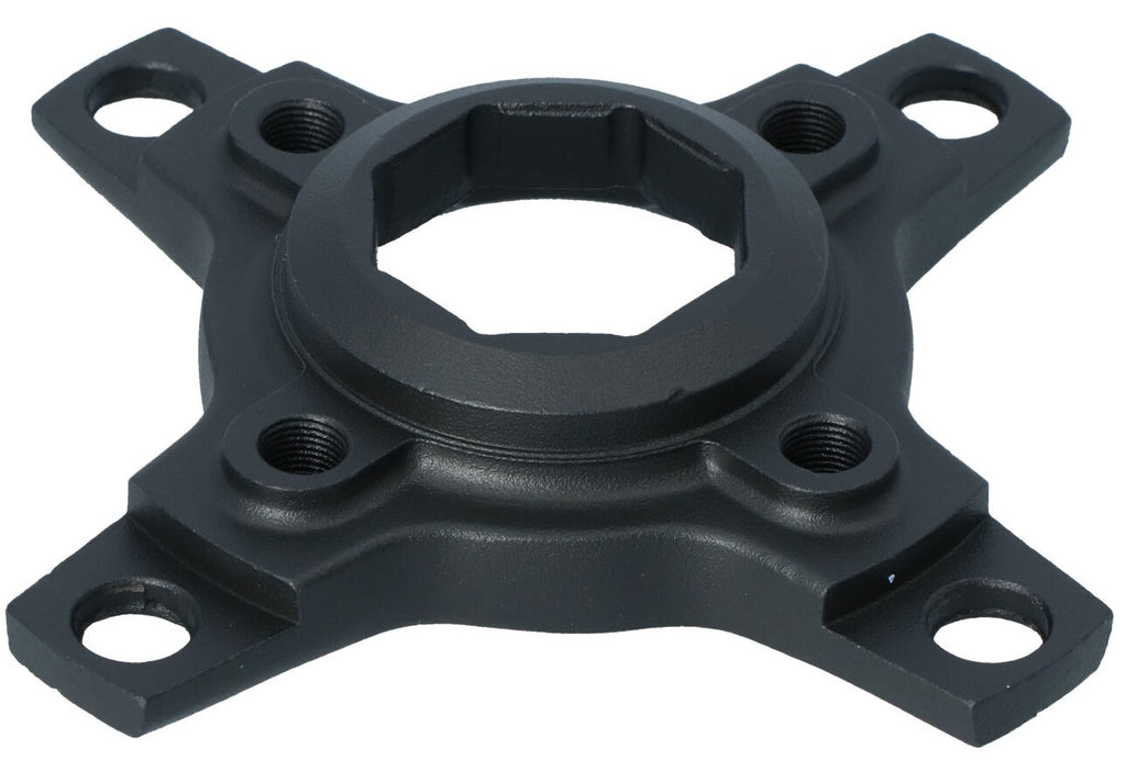 Crank spider Miranda voor Brose Boost motor 4-arm Bcd 58/104 mm  - aluminium zwart