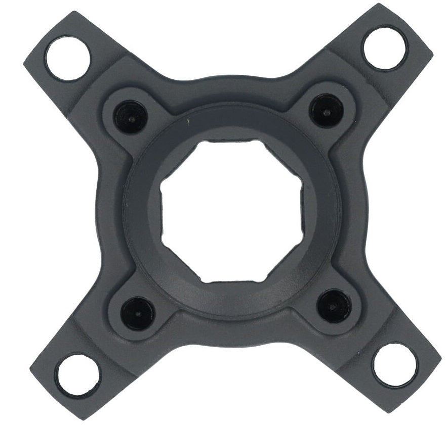 Crank spider Miranda voor Brose Boost motor 4-arm Bcd 58/104 mm  - aluminium zwart