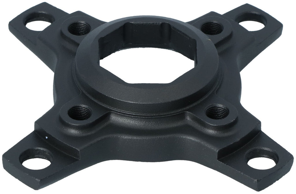 Crank spider Miranda voor Brose Boost motor 4-arm BCD 55/104 mm  - aluminium zwart
