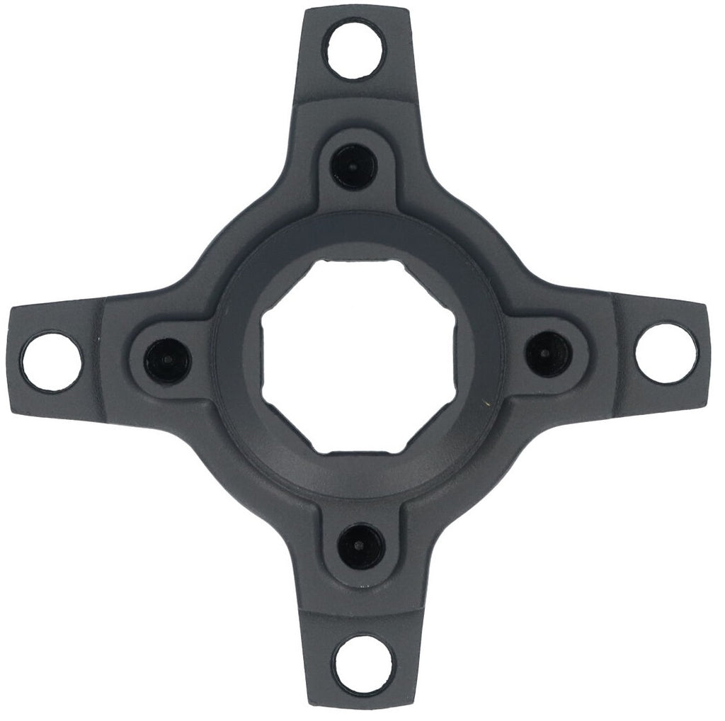 Crank spider Miranda voor Brose Boost motor 4-arm BCD 55/104 mm  - aluminium zwart