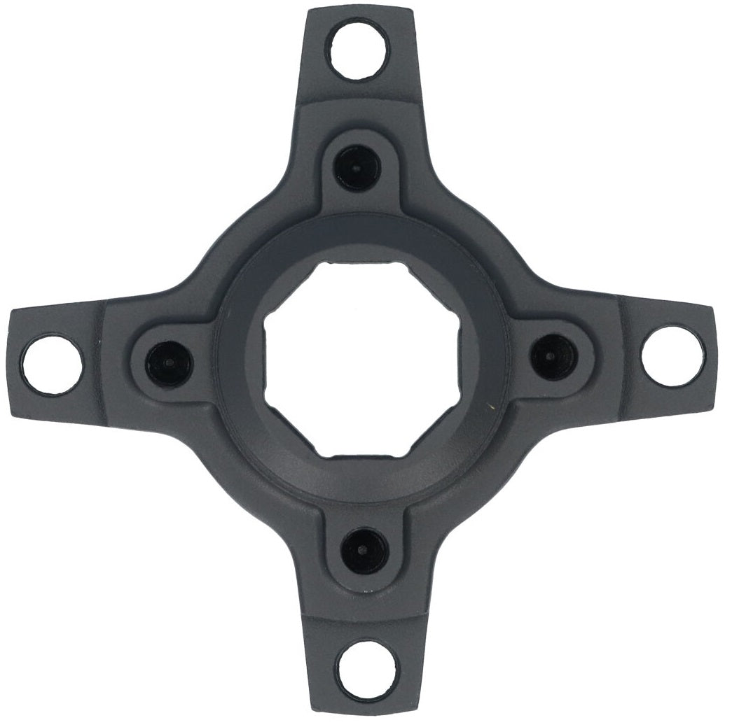 Crank spider Miranda voor Brose Boost motor 4-arm BCD 55/104 mm  - aluminium zwart