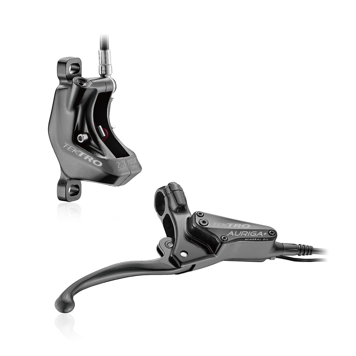 Hydraulische schijfremset Tektro HD-E740 rechts - 1800 mm leiding - zwart