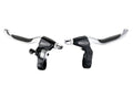 Remhendelpaar Tektro CL530TS+CL535RT V-brake met geïntegreerde fietsbel - zwart/satijn