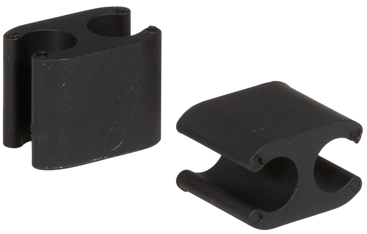 Kabelclips Elvedes Duo PVC voor Shimano Di2  5,0 mm + 2,5 mm - zwart (50 stuks)