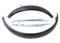 Spatbordset 16" ATB gemaakt van staal 60mm - zwart
