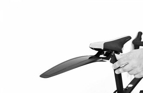 Achterspatbord Polisport S-Mud Long - zwart