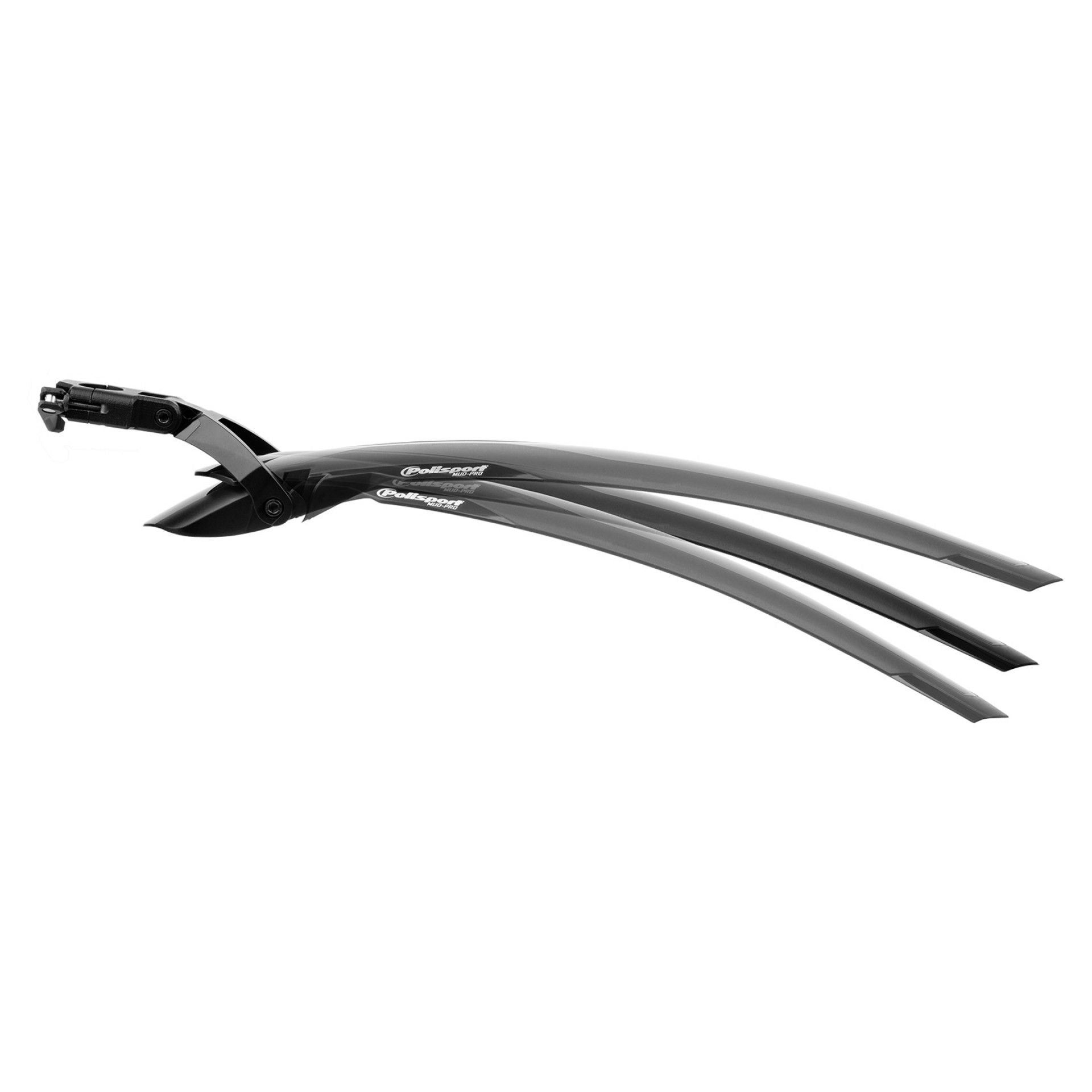 Achterspatbord 26-29" Polisport Mud Pro met zadelpenbevestiging - zwart