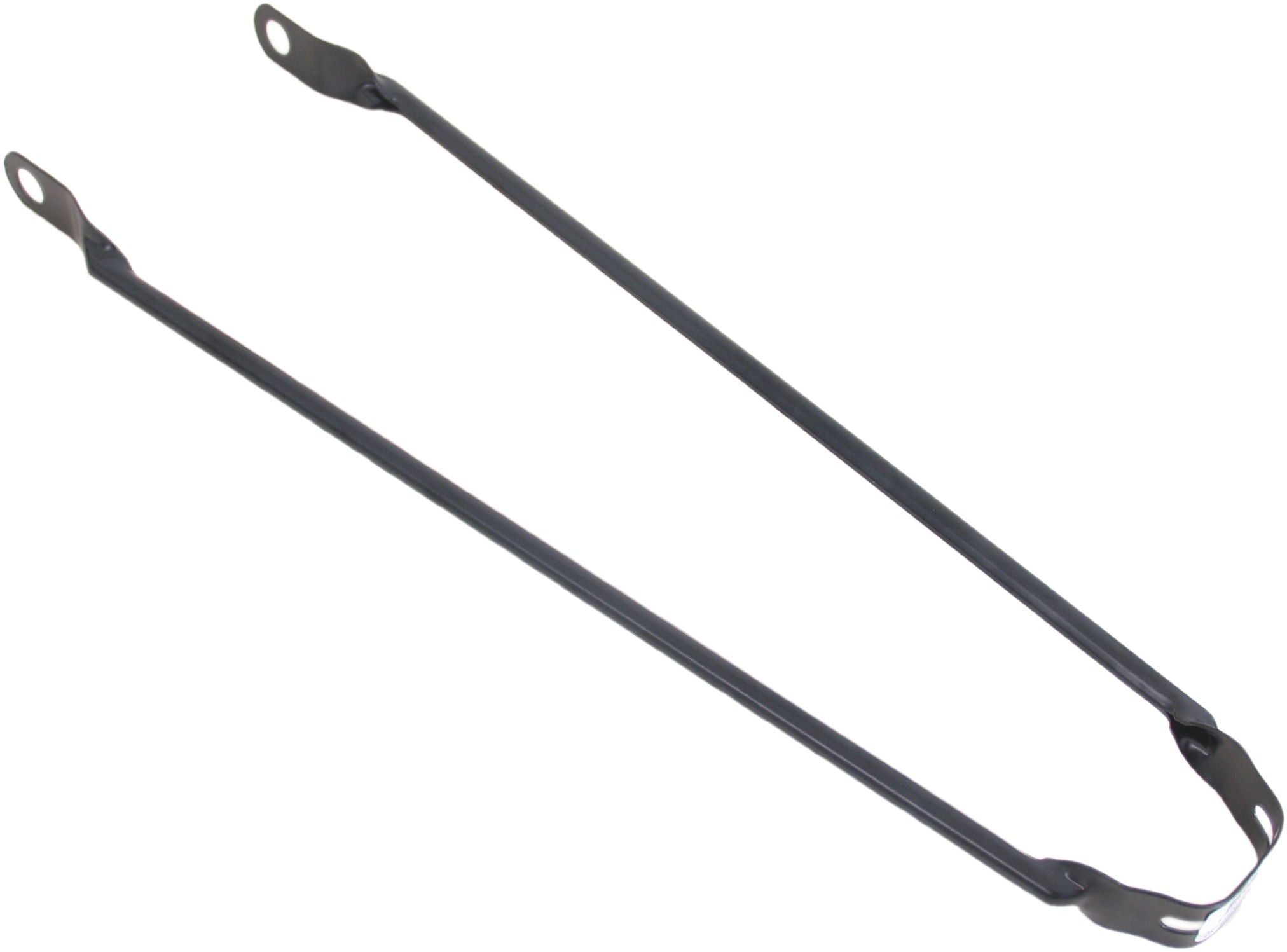Spatbordstang 28"  - mat zwart