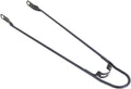 Spatbordstang 28"  met bumper - mat zwart